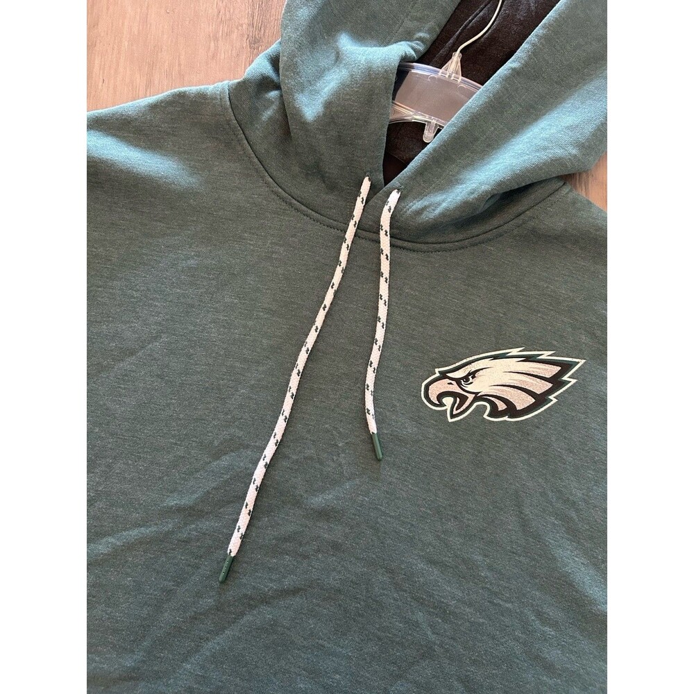 NFL Team Apparel Philadelphia Eagles Hoodie Sweatshirt Mens Size XLarge Green